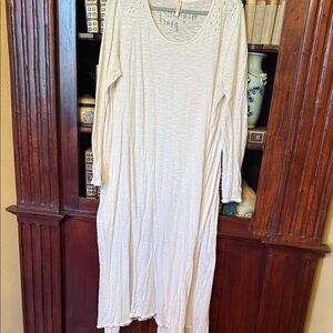 Magnolia Pearl Cream Long Sleeve Dress